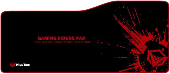 MEETION Extended Gaming Mouse Pad Anti Fray Stitched Edges Mouse Pad Table Mat Gaming Multi-Purpose Ergonomic Large Size, MT-P100