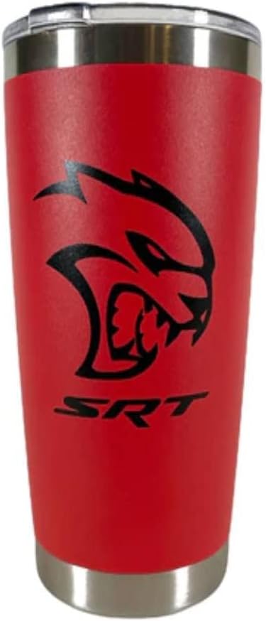 Dodge SRT Hellcat Redeye Insulated 20 oz Double Wall Travel Coffee Mug Red