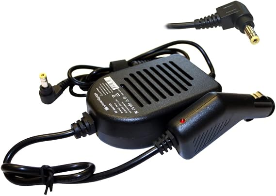 Power4Laptops DC Adapter Laptop Car Charger Compatible With Durabook SA14