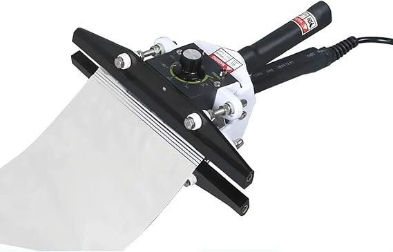 Handheld Seam Sealer 16 Inch, 10mm Seam Width Seam Heat Sealer, 0-300C Adjustable Temperature, Suitable for Mylar Bags, Aluminum Foil Bags, Cellophane Bags, Kraft Paper Bags, BOPP Bags