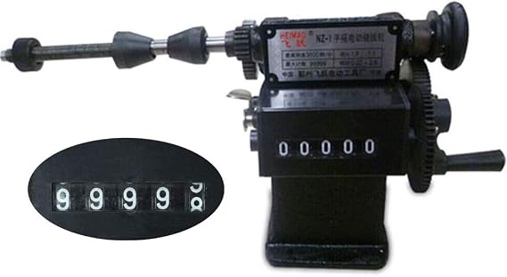 Manual Coil Winder 0-99999 Dual Purpose Hand Coil Winder with Counter Hand Coil Counting Winding Machine