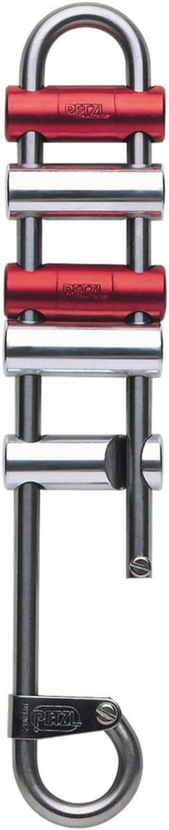 PETZL Rack Variable Friction Descender with Brake Bars - Silver