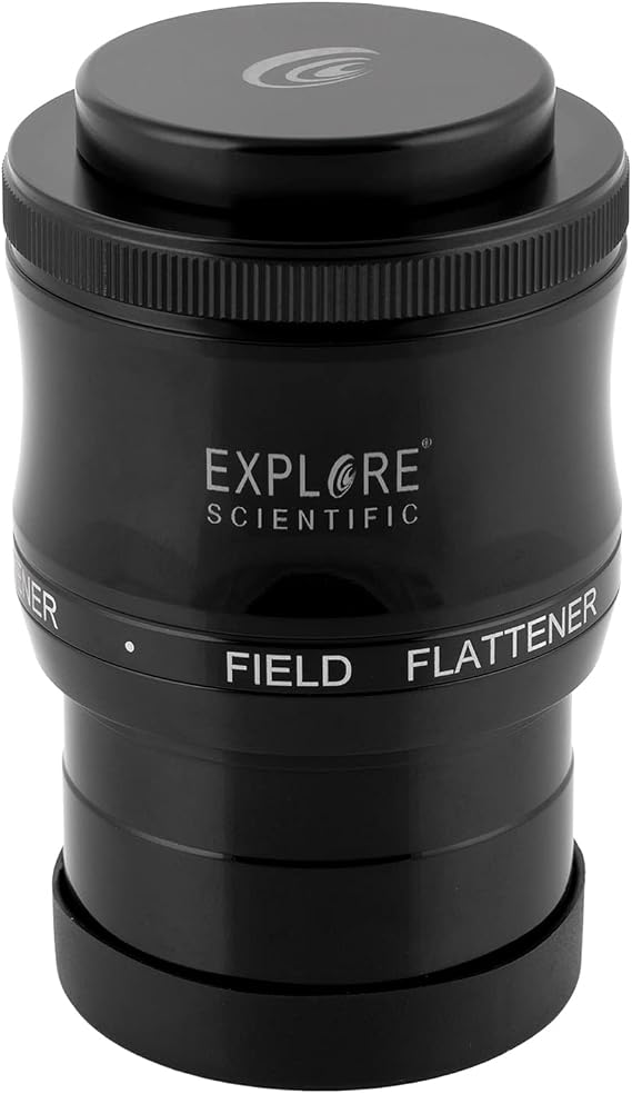 Explore Scientific Field Flattener for Refractor Telescopes with Focal Ratio of f/5 to f7 for Astrophotography