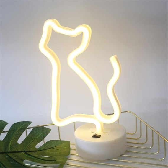 LED Neon Light Sign Moon Star Heart Night Light for Kids' Bedroom Wall Art Romantic Christmas Birthday Gift