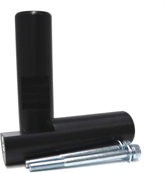 Shogun USA Made Kaw Ninja ZX14R ZX 14 2012 2013 2014 2015 2016 2017 2018 2019 2020 2021 2022 2023 2024 2025 Black No Cut Frame Sliders Fits ABS & NON ABS Models - 750-4719