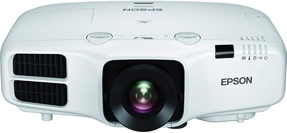 Epson V11H826020 PowerLite 5520W LCD Projector, Black/White
