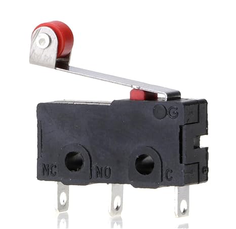 Tactile Switch Buttons 5Pcs/Set Useful Micro Roller Lever Arm Open Close Tool Parts KW12-3 PCB Limit Switch Microswitch