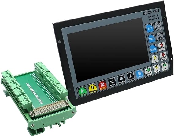 CNC Controller, DDCS V4.1 Upgrade DDCSV 3.1 3 4 Axis G Code Independent Offine CNC Stand Alone Controller for Engraving Milling Machine(3 Axis)