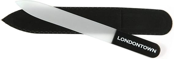 LONDONTOWN Glass Nail File, Black