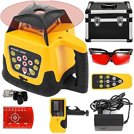 Rotary Laser Level Self-Leveling Cross Line Automatic Laser Level for Accurate Vertical and Horizontal Measurements