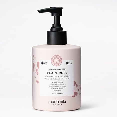 Maria Nila Color Refresh Pearl Rose Pink Semi-Permanent Colour Hair Mask