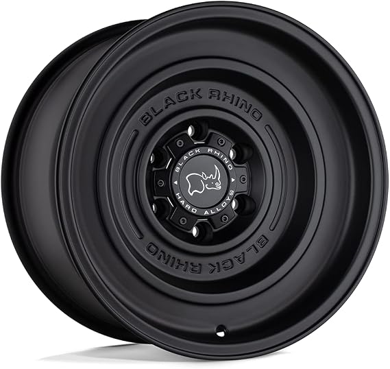 Black Rhino Hard Alloys Solid 17X9.5 5X5.0 4.54-18mm Matte Black - 1795SLD-85127M71