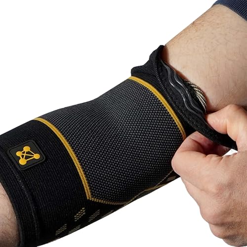 CopperJoint Elbow Compression Sleeve, Single S Copper Infused Design Elbows Sleeve, Arm Brace, Tennis Elbow Brace for Women & Men, Arm Support Compression Sleeves Men for Golf, Bowling, Sports