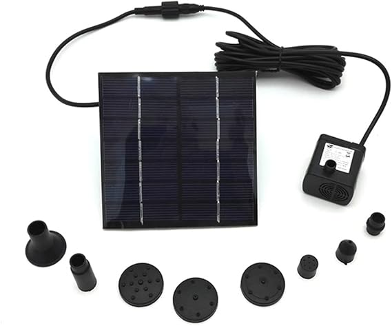7V 1.4W 200L/H Brushless Motor Water Pump, Rockery Fountain Garden DC solar pumps