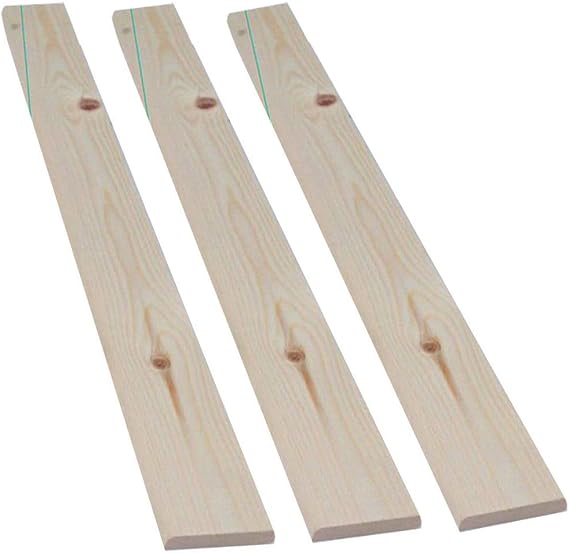 Replacement Bed Slats - Solid Pine Wooden Flat Bed Slats 68cm
