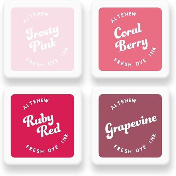 Red Cosmos Fresh Dye Ink Mini Cube Set