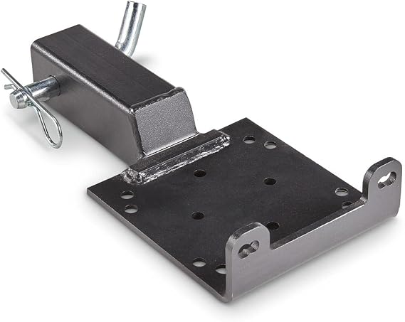 Universal Hitch Winch Mount for ATV or Truck with 2 Receiver 3500 lbs Capacity