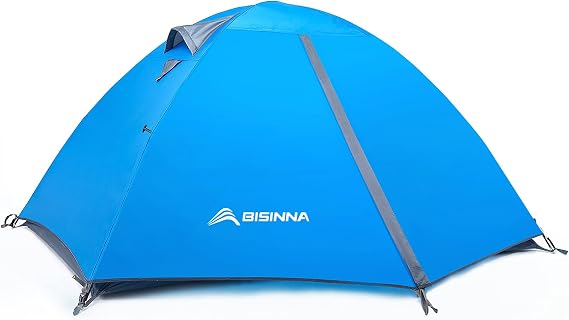 BISINNA 2/4 Person Camping Tent Lightweight Waterproof Backpacking Tent