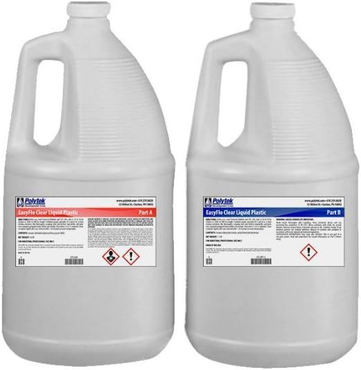 Polytek EasyFlo Clear Liquid Plastic (15.2lbs)