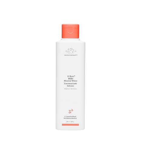 Drunk Elephant E-Rase Milki Micellar Water - 240 ml/8 fl oz - Mild No-Rinse Formula - Clean Clinical Skincare - Cruelty-Free - Dermatologist-Tested - Free of Essential Oils, Silicones, and Fragrance