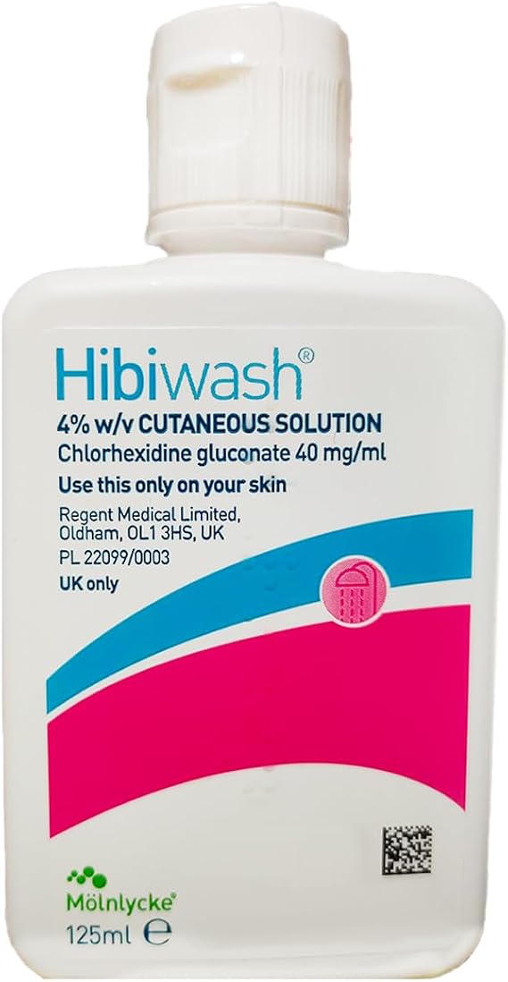 Hibiwash Antimicrobial Skin Cleanser – Professional Hand Guard – 125ml