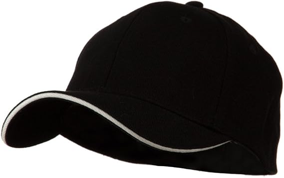 Cameo Heavy Weight Fitted Cap - Black White W37S53C