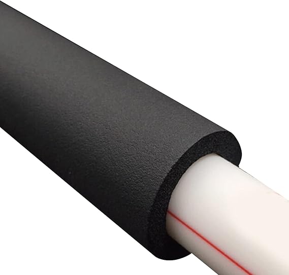 Pipe Insulation Foam Tube for 2/5" - 2" Diameter Pipes Outdoor Rubber Tubular Pipe Insulation for Winter Freeze Protection Air Conditioning Tube Protective Case Waterproof(2/5" X 3/5" X 6.2ft)