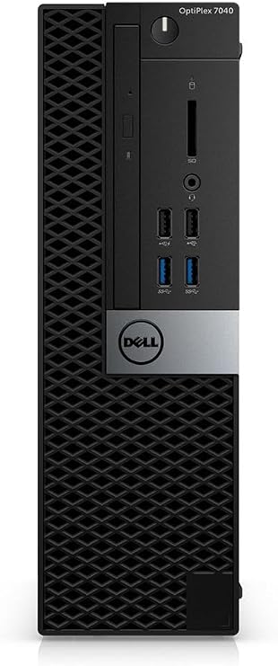 Dell HNHKX OptiPlex 7040 SFF Small Desktop (Intel Core i7-6700, 16GB 2133MHz DDR4 RAM, 256G SSD, Windows 10 Pro, Black)