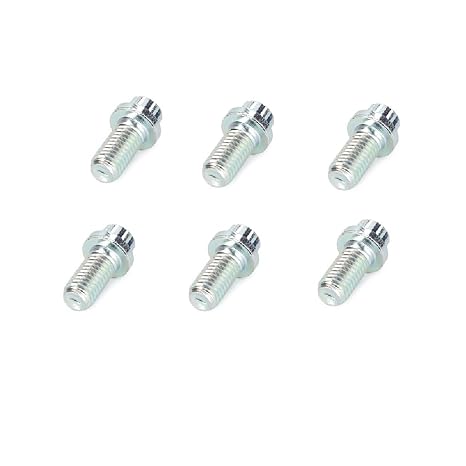 AGCO (OEM) 3009775X1 (6 pk) 12 Point Flange Head Bolts for the PTO Shaft and Exhaust Pipes on Massey Ferguson and Challenger Tractors