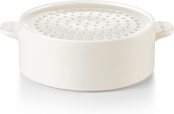 BUYDEEM A512 Ceramic Steam Rack for G32 Food Steamer, White