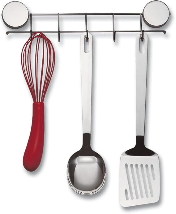 Better Houseware 2408 Magnetic Hook Rack, Stainless