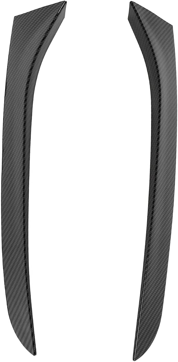 Rear Window Side Spoiler Wing Carbon Fiber Style 2pcs Set ABS Material for B7 Variant Wagon 2011 2015
