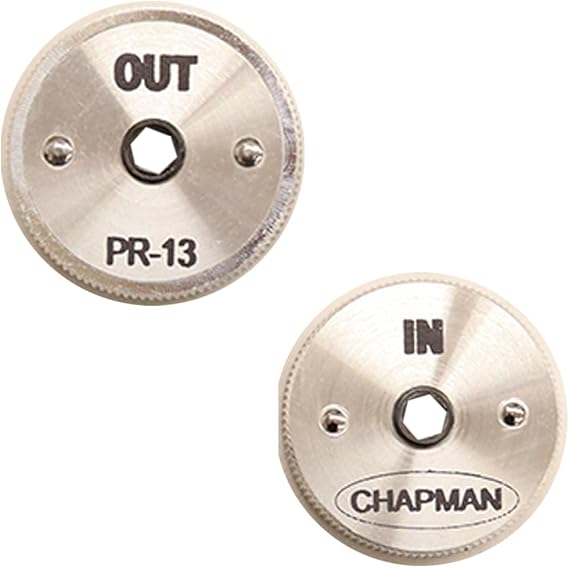 Chapman MFG PR-13 Palm Ratchet, 1/4" Drive, USA Made Aluminum Ratchet with 20 Tooth Gear & 18 Degree Working Arc