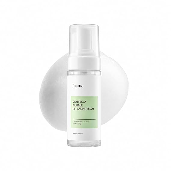 IUNIK Centella Bubble Cleansing Foam - Tea Tree Pore Care 5.07 fl oz