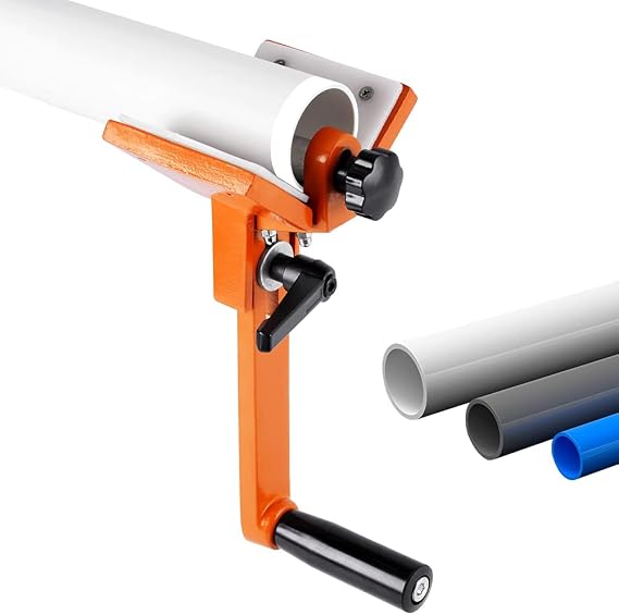 Plastic Pipe Chamfering Tool - 1.5-6.3in PPR/PE/PVC Pipe Reamer for Round Tube Plastic Pipes - Specific Chamfering Device (25-160mm)
