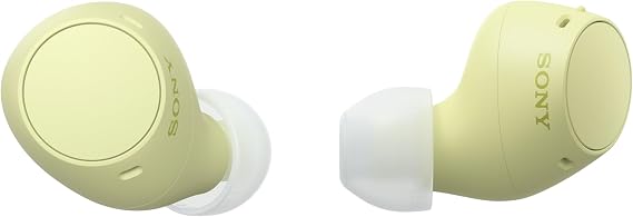 Sony WF-C510 Truly Wireless Bluetooth Earbud Headphones, Butter Yellow