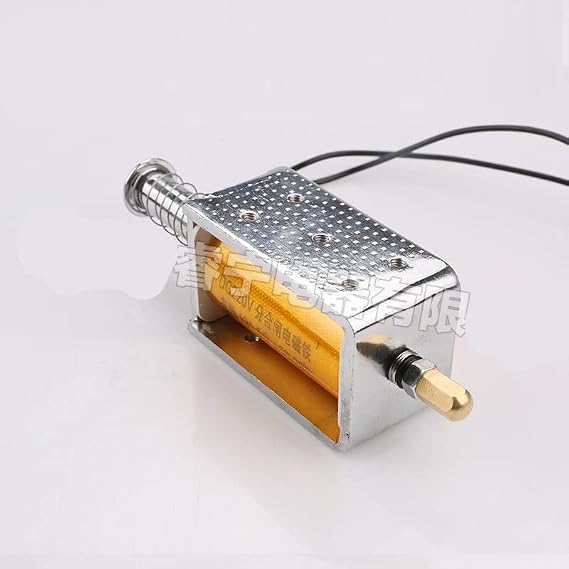 Split And Electromagnet Impact Type Large Stroke Large Thrust Jog Type DC 220V Stroke 33mm Resistance 130 Ohms
