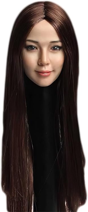 Phicen Super Duck 1/6 Asian Beauty Head Sculpt SDH010 -A B C Three Styles (SDH010-C)