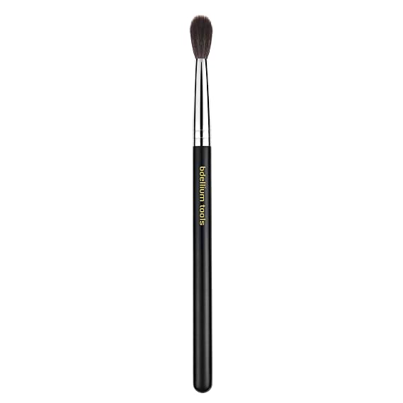 Bdellium Tools Professional Makeup Brush - Maestro Series 785 Tapered Blending - With Mix of Soft Synthetic & Natural Fibers, For Applying Shadow (Black, 1pc)