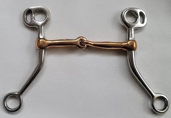 Gallop Tom Thumb Snaffle Bit Copper Mouth