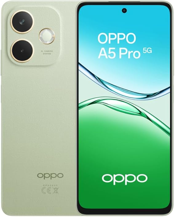 OPPO A5 Pro 5G MediaTek Dimensity 6300 6.67" 8GB RAM 256GB Storage Smartphone