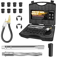38900 Two Valve Ford Triton Tool Kit, Foolproof Repair System, Spark Plug Thread Repair Kit Compatible with 4.6L, 5.4L and 6.8 V-10 Ford Triton Two Valve Engines (Black)