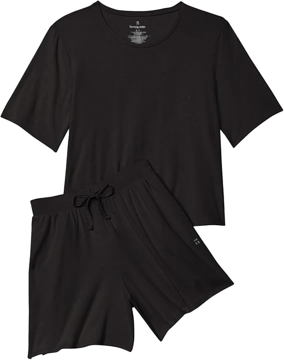 Tommy John Women's Essential Short Sleeve Sleep Tee and Short Set