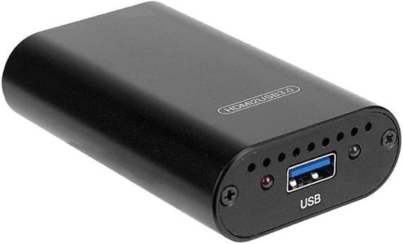 HDMI Video Capture Card HDMI to USB 3.0 Video Audio Capture Device YUV422 1080P 60fps Broadcast Live Stream Record for Xbox one PS4 Video Game Grabber Converter Compatible with PC Mac OS Linux