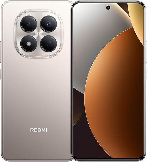 XIAOMI Redmi Note 15 Pro 4G Smartphone, NFC, IP65, AMOLED Display, Android 15, Mediatek Helio G200 Ultra Processor, 200 MP Camera, 6.77 Inches, 45 W, 6500mAh,with Charger,12+512GB, Titanium Color