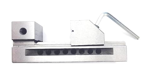 HHIP 3900-0024 3 Inch Precision Parallel Screwless Vise with Slot