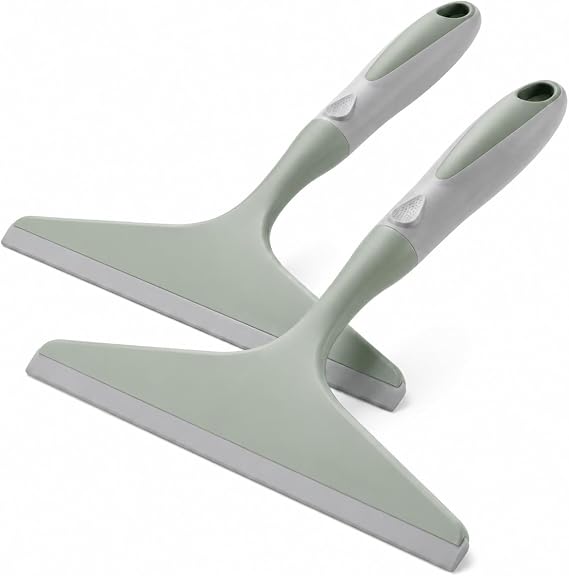 2-Pack Shower Squeegee for Glass Doors & Window
