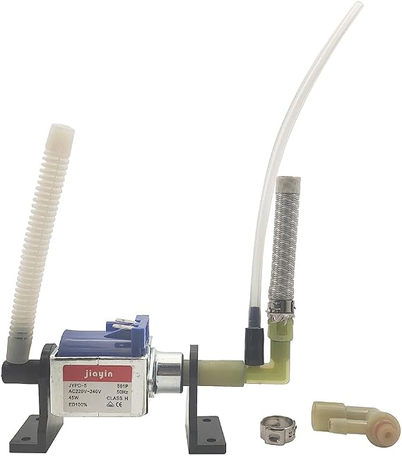 Jiayin JYPC-5 AC 230V 45W 9bar Steamer Electromagnetic Solenoid Water Pump Compatible with Philips Steam Iron Station Replacement Part GC9240,GC9410,GC9246,GC8220,GC8330,GC8616,etc