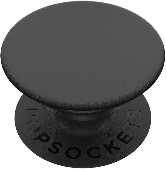 PopSockets Adhesive Phone Grip, Holder, Phone Stand, Black - Black