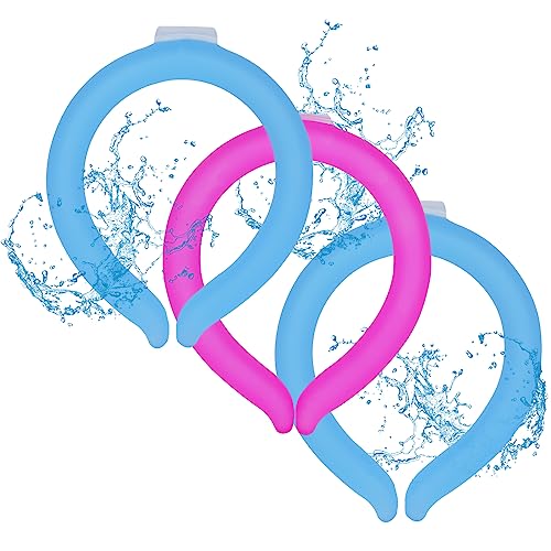 Neck Cooling Tube Wearable Cooling Neck Wrap, Quick Cooling Without Frostbite, Reusable Neck Cooler Suitable for Outdoor Indoor, Relief for Hot Flashes and Summer